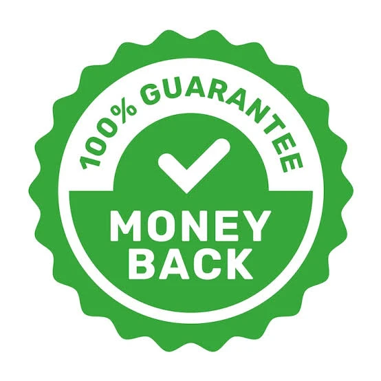 100% money-back guarantee badge for the OdorCrush 60-day return window
